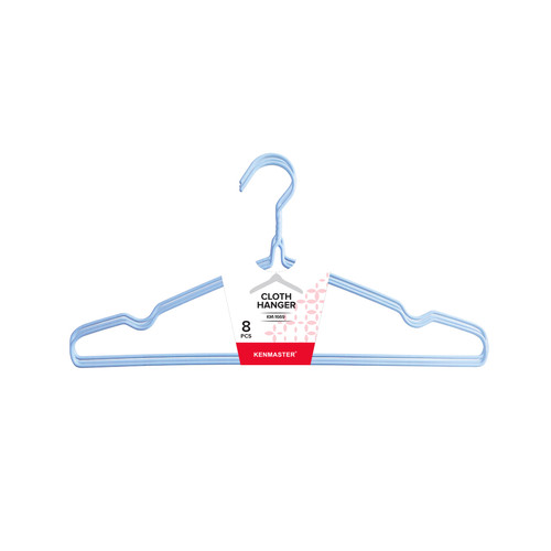 Kenmaster Gantungan Baju isi 8 Pcs / Hanger KM-1669 1 Set - ISI 8 PCS - GANT100