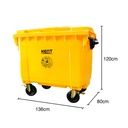 Kent Tempat Sampah Plastik KT-660 L / Tong Sampah