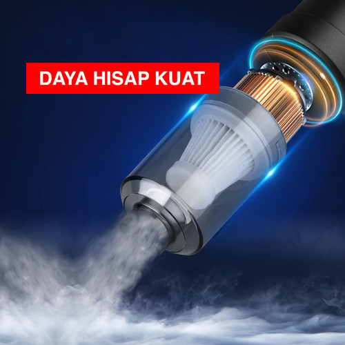 Kenmaster Vacum Cleaner Portable 2 IN 1 KM-2037 Wireless / Penyedot Debu Rumah & Mobil