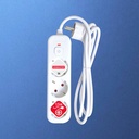 Kenmaster Stop Kontak - 103 - 3 Lubang Overheat Stopkontak Colokan Listrik
