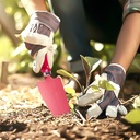 Kenmaster Alat Kebun - Garden Tools 3 Pcs - Pink / Sekop Berkebun / Skop Berkebun / Garpu Berkebun / Garukan Berkebun / Alat Berkebun