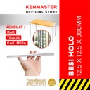 Besi Holo 12.5 x 12.5 x 300 Tebal 1 MM / Besi Hollo / Besi Hollow / Kaki Rak / Kaki Meja