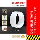 Double Tape 5 CM Nano SY-W3 / Isolasi 2 Sisi / Solatip Double / Perekat Dua Sisi / Selotip Double