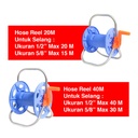 Water Hose Reel Selang Air Gulungan / Gulungan Selang / Selang Air Gulung 20 Meter - KM20