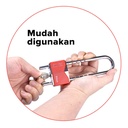 Kenmaster Gembok Sepeda KM116 - IRON 50MM - Panjang Gembok Anti Maling Gembok Pagar Kunci Gembok Sepeda