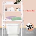 Rak Kamar Mandi Berdiri TW-101 / Rack Toilet Organizer WC / Rak Serbaguna / Rak Multifungsi / Rak Closet / Rak Kloset / Rak Sabun