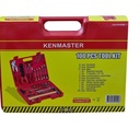 Kenmaster Tool Kit Set 100 pcs N2 - RED / Kunci Sok Set / Kunci Peralatan / Toolkit Set / Tool Kit Perkakas / Tool Box / Toolbox - Kotak Peralatak