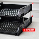 Kenmaster Document Tray 2 Susun KM-939 / Rak File 2 Susun / Rak Kertas Dokumen / Rak Dokumen / Tray Dokumen