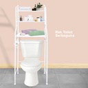 Rak Kamar Mandi Berdiri TW-101 / Rack Toilet Organizer WC / Rak Serbaguna / Rak Multifungsi / Rak Closet / Rak Kloset / Rak Sabun