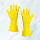 Kenmaster Sarung Tangan Karet Kuning XL (1 pasang) - Sarung Tangan Cuci Piring Household Rubber Gloves Sarung Tangan Latex