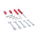 Kenmaster Tool Kit Set 100 pcs N2 - RED / Kunci Sok Set / Kunci Peralatan / Toolkit Set / Tool Kit Perkakas / Tool Box / Toolbox - Kotak Peralatak