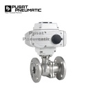 Motorized Electric Actuator On Off Ball Valve SS Flange JIS 10k 2 1/2 Inch