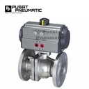 Actuator Ball Valve WCB Flange ANSI 300 Single Acting 3 Inch