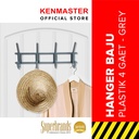 Kenmaster Gantungan Baju - H15 Abu - Hanger Serbaguna