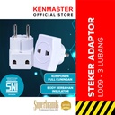 Kenmaster Steker L009 / Colokan Listrik / Colokan Saklar