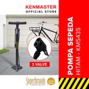 Kenmaster Pompa Sepeda Hitam KM-5435 Besi / Pompa Ban Sepeda Motor / Pompa Balon / Pompa Motor / Pompa Mobil / Air Pump