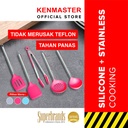 Vima Home Silicone Spatula + Stainless Cooking Set