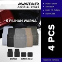 AVATAR Karpet Mobil / Alas Mobil / Keset Mobil - 5001 - 2 Baris 4 Pcs