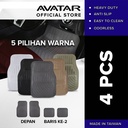 AVATAR Karpet Mobil / Alas Mobil / Keset Mobil - 6100 - 2 Baris 4 Pcs
