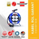 Brennenstuhl Kabel Roll 50 Meter Garant Export -KBRL038-1205066 / Kabel Roll 4 Lubang / Colokan Listrik / Teriminal Listrik / Kabel Sambung / Colokan Sambung