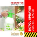 Kenmaster Botol Sprayer - 2000ml KM-708 / Botol Semprotan / Spray Penyiram Tanaman / Semprotan Tanaman / Semprotan Burung / Alat Semprotan / Spray Bottle / Bottle Garden Tools / Alat Berkebun