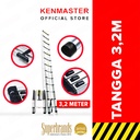 Tangga Teleskopik Tangga Telescopic Tangga Lipat Tangga Portable Tangga 3,2 Meter