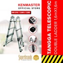 Tangga Teleskopik Tangga Telescopic Tangga Portable Double 1,6 + 1,6 KM210 Fiber Optic