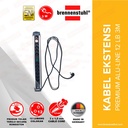 Brennenstuhl Stop Kontak 12 Lubang Premium Alu Line Technics Switch 3 Meter / Stopkontak / Colokan Listrik / Terminal Listrik / Kabel Sambung / Colokan Sambung