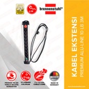 Brennenstuhl Stop Kontak 10 Lubang Premium Alu Line Switch 3 Meter Black / Stopkontak / Colokan Listrik / Terminal Listrik / Kabel Sambung / Colokan Sambung