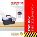 Kenmaster Tool Box Plastik B390 / Toolbox Plastik / Tempat Penyimpanan Perkakas / Tempat Penyimpanan Multifungsi - Kotak Perkakas - Kotak Serbaguna - Kotak Peralatan
