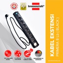 Brennenstuhl Stop Kontak 8 Lubang Primera Line 2 Meter / Stopkontak / Colokan Listrik / Terminal Listrik / Kabel Sambung / Colokan Sambung