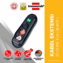 Brennenstuhl Stop Kontak 3 Lubang Eco Line Switch 1,5 Meter Hitam / Stopkontak / Colokan Listrik / Terminal Listrik / Kabel Sambung / Colokan Sambung