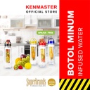 Botol Minum Infused Water / Botol Minum Infuser / Botol Minum dengan Penyaring Buah / Botol Minum dengan Wadah Buah