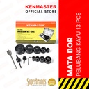 Hole Saw Kit 13 pcs NM-003 - Mata Bor Kayu Pelubang Pipa Mata Bor Kayu Mata Bor Set
