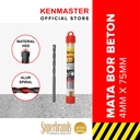 Xander Mata Bor Beton 4 MM X 75 MM BOX - 1 PCS