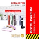 Botol Parfum 5 ML Bottle Spray Mini / Botol Parfum Refill / Botol Parfum Mini - Aluminium