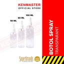 Botol Spray / Botol Parfum 60 ML / Bottle Spray / Botol Parfum Isi Ulang / Botol Parfum Refill / Botol Parfum Plastik / Botol Plastik