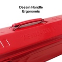 Kenmaster Tool Box Besi 1 Susun Merah / Biru / Toolbox Besi / Tempat Penyimpanan Perkakas / Tempat Penyimpanan Multifungsi - Kotak Perkakas - Kotak Serbaguna - Kotak Peralatan
