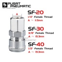 SF 20 Air Quick Release Joint Coupling Coupler Female Connector Compressor Drat Female 1/4" Inch Type SF20
