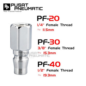 PF 20 Air Quick Release Joint Coupling Coupler Male Connector Compressor Drat Female 1/4" Inch Type PF20