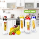 Botol Minum Infused Water / Botol Minum Infuser / Botol Minum dengan Penyaring Buah / Botol Minum dengan Wadah Buah