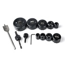 Hole Saw Kit 13 pcs NM-003 - Mata Bor Kayu Pelubang Pipa Mata Bor Kayu Mata Bor Set