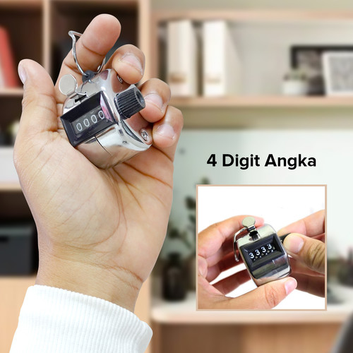 Alat Hitung Cepat 4 Digit / Hand Tally Counter / Alat Hitung Elektronik / Alat Hitung Digital / Hand Counter / Alat Dzikir / Tasbih