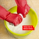Kenmaster Sarung Tangan PVC Merah 16 Inch - Sarung Tangan PVC Tebal Sarung Tangan Karet PVC