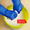 Hunter Sarung Tangan PVC Biru 16 Inch - Sarung Tangan PVC Tebal Sarung Tangan Karet PVC