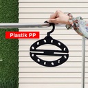 Kenmaster Gantungan Baju - HS 12 Black - Hanger Serbaguna