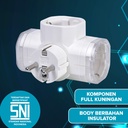 Kenmaster Steker 203B / Steker Cabang Colokan Listrik / Colokan Saklar