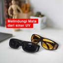 Kaca Mata Pro Vision UV Protection 2 Pcs Anti Silau Siang dan Malam Ha