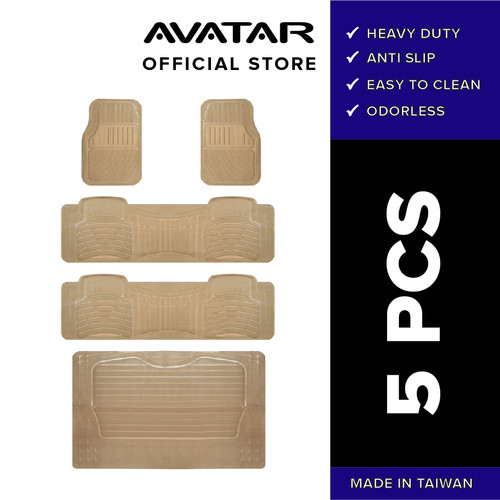AVATAR Karpet Mobil / Alas Mobil / Keset Mobil - 6169 - 4 Baris 5 Pcs