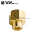 1/8" x 1/4" Female Thread Straight Fitting Connector Reducer Sock Drat Nepel Brass Socket Nipple Reduce Drat Dalam Kuningan Size 1/8 x 1/4 Inch